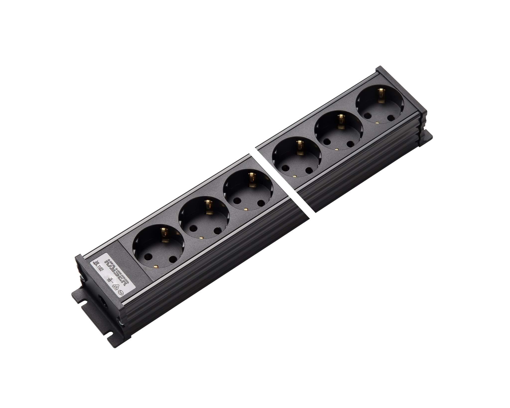 Bild von contactdoos randaarde  2v45gr zwart 1102