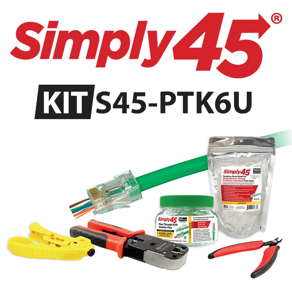 Bild von Starter KIT PassThrough Series CAT6 UTP Simply45