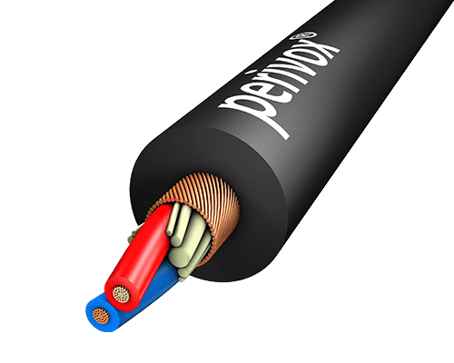 Afbeelding van Microfoonkabel 2x0,14mm2 NF-WY PVC-FLEX d=3,5mm zwart MTR