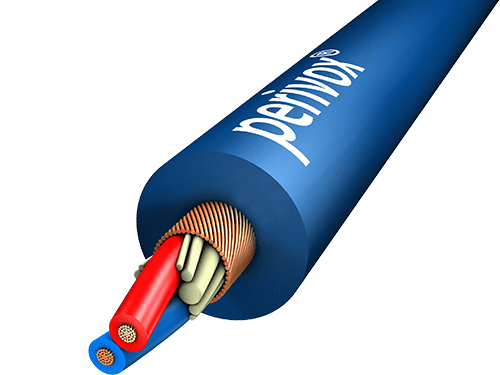 Bild von Mikrofonkabel 2x0,22mm2 NF-WY PVC-SOFT d=6,4mm blau
