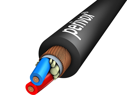 Bild von Mikrofonkabel 2x0,22mm2 NF-WY PVC-FLEX schwarz d=4,7mm HQ