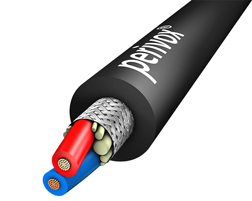 Bild von Mikrofonkabel 2x0,38mm2 NF-CY PVC-SOFT d=6,4mm schwarz