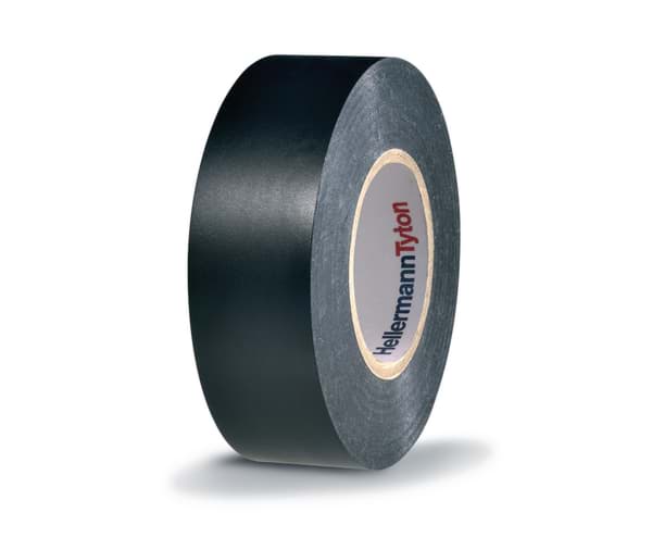 Afbeelding van isolatietape 19mm 25m zwart