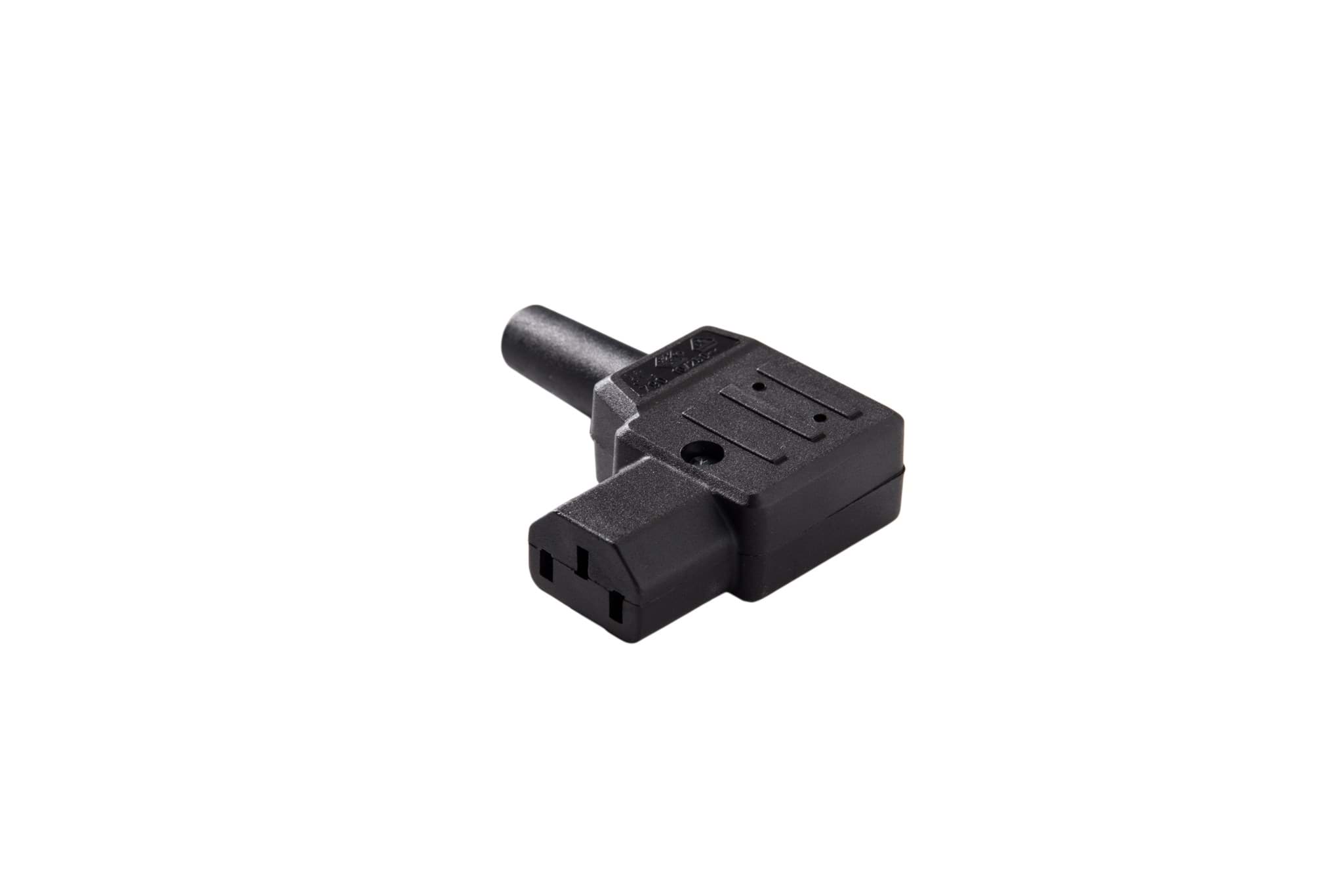 Picture of IEC C13 10A connector bus haaks rechts Kaiser