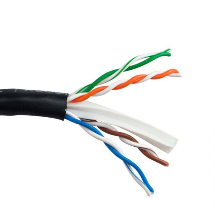 Picture of datakabel CAT6 U/UTP 550MHz 4PxAWG23 Dca-s3 ETL zwart SCP DS305