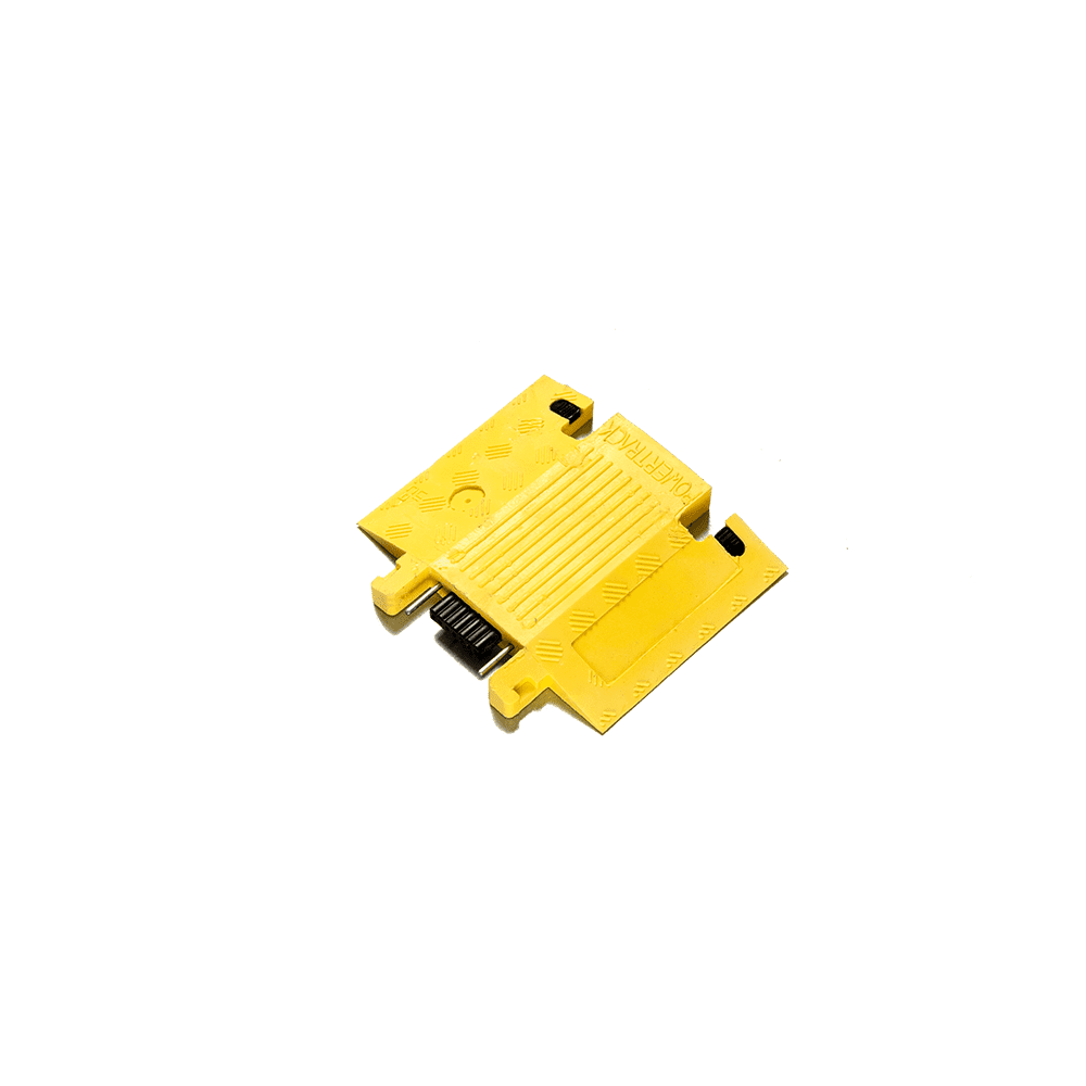 Picture of Powertrack short runner 0.2m yellow IP65 Ten47